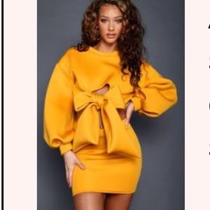 Two Piece (Top+Skirt set)